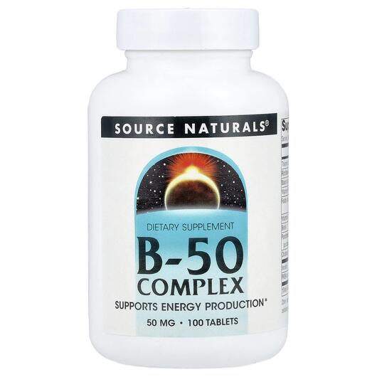 Основне фото товара B-50 Complex 50 mg 100, Комплекс B-50 50 мг, 100 таблеток