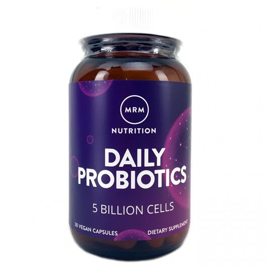Основне фото товара MRM, Daily Probiotic, Пробіотик 5 млрд, 30 капсул
