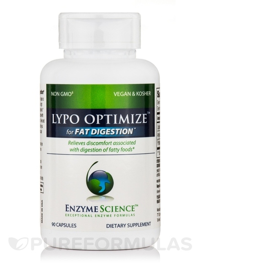 Основне фото товара Enzyme Science, Lypo Optimize, Ферменти, 90 капсул