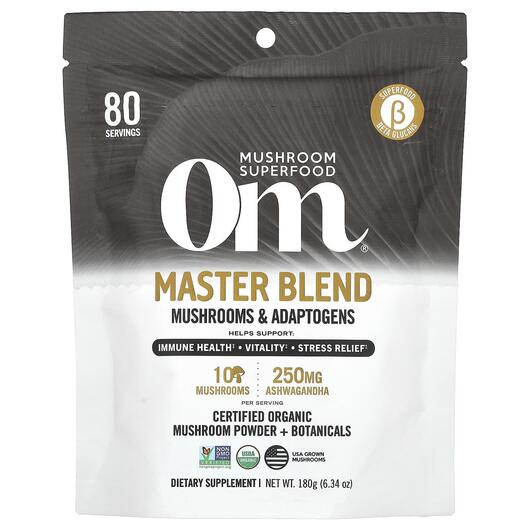 Основне фото товара Om Mushroom Superfood, Master Blend, Гриби, 176 г