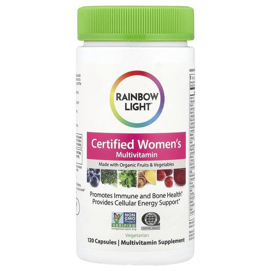 Основне фото товара Rainbow Light, Women's Multivitamin, Жіночі вітаміни, 120 ка