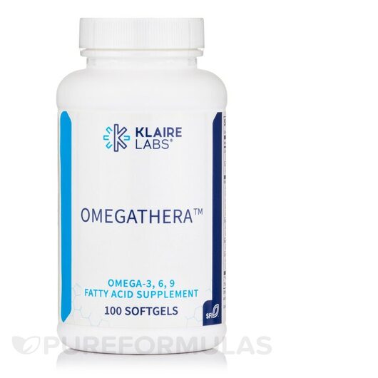 Основне фото товара Klaire Labs, OmegaThera, Омега 3, 100 капсул