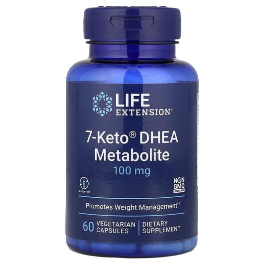 Основне фото товара 7-Keto DHEA Metabolite 100, 7-кето DHEA метаболіт 100 мг, 60 капс