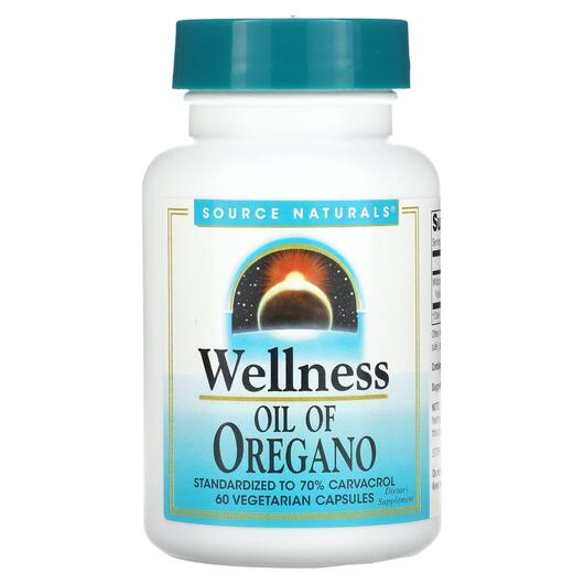 Основне фото товара Wellness Oil of Oregano 60, Wellness Масло Орегано, 60 капсул