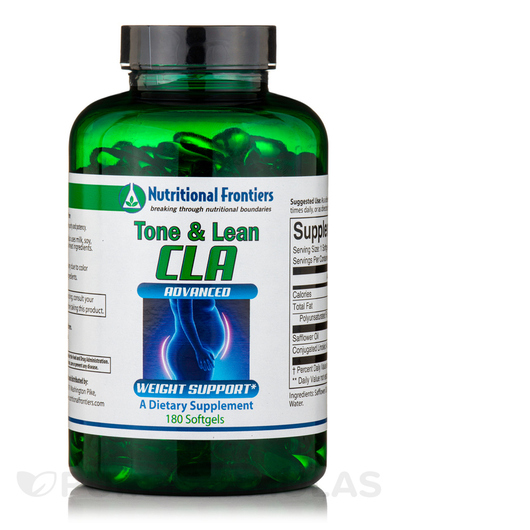 Основне фото товара Nutritional Frontiers, Tone & Lean CLA, Жироспалювачі, 180 ка