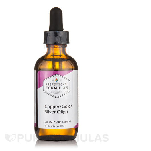 Основне фото товара Professional Formulas, Copper/Gold/Silver Oligo, Мідь, 59 мл