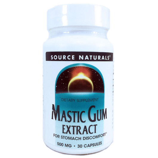 Основне фото товара Mastic Gum Extract 500 mg, Мастикова смола 500 мг, 30 капсул