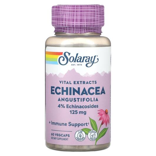 Основне фото товара Vital Extracts Echinacea Angustifolia 125 mg, Ехінацея, 60 капсул