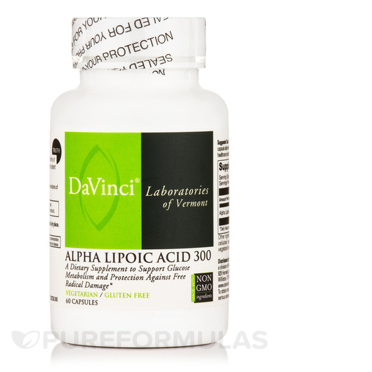 Основне фото товара Alpha Lipoic Acid 300, Альфа-ліпоєва, 60 капсул