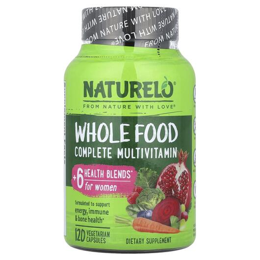 Основное фото товара Whole Food Multivitamin for Women, Витамины для женщин, 120 капсу