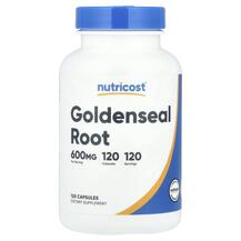 Жовтокорінь Goldenseal Root 600 mg Nutricost