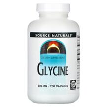 Гліцин 500 мг Glycine 500 mg 200 Source Naturals