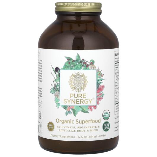 Основне фото товара Pure Synergy, Superfood Powder, Суперфуд, 354 г