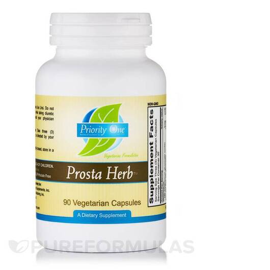 Основне фото товара Priority One, Prosta Herb, Підтримка простати, 90 капсул