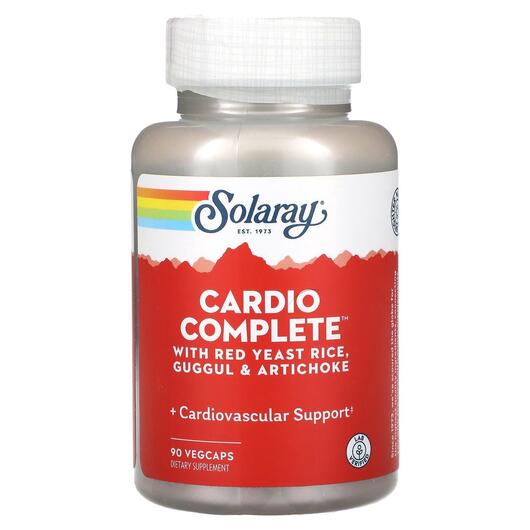Основне фото товара Cardio Complete with Red Yeast, Червоний дріжджовий рис, 90 капсу