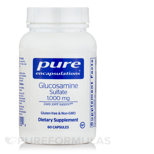Основне фото товара Glucosamine Sulfate 1000 mg, Глюкозамін Сульфат, 60 капсул