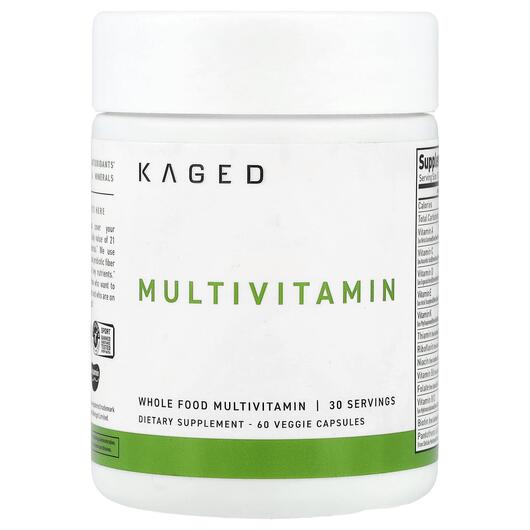 Основне фото товара Kaged, MultiVitamin, Мультивітаміни, 60 капсул