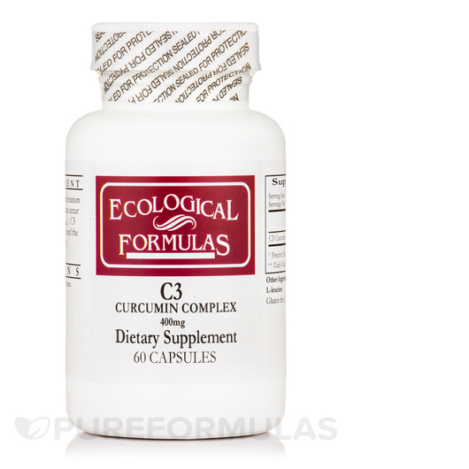 Основне фото товара C3 Curcumin Complex 400 mg, Куркумін, 60 капсул