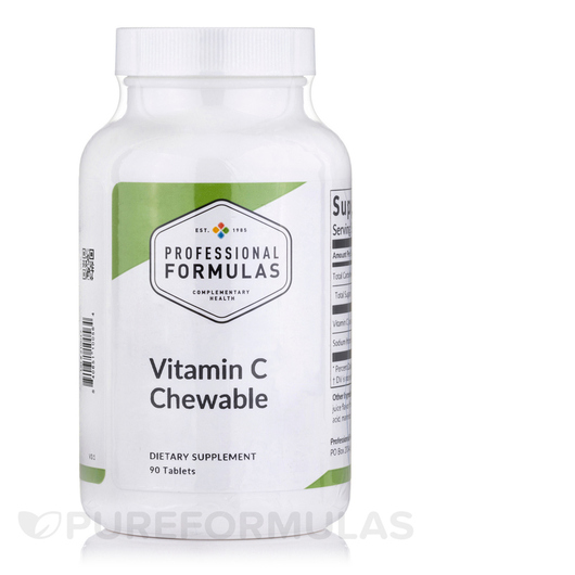 Основне фото товара Vitamin C Chewable, Вітамін C Жувальний, 90 таблеток