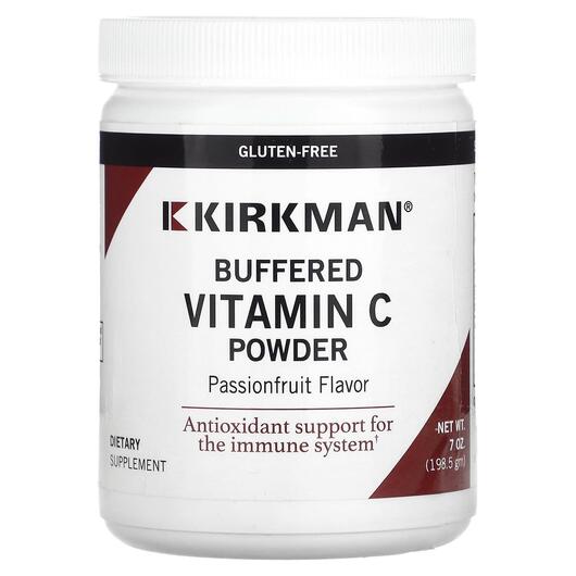 Основне фото товара Kirkman, Buffered Vitamin C Powder Flavored, Вітамін C, 198.5 г