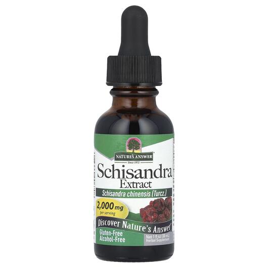 Основне фото товара Schisandra Alcohol-Free 2000 mg, Лимонник китайський, 30 мл