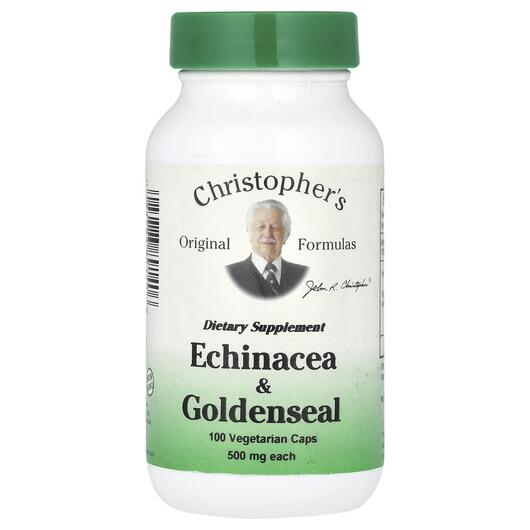 Основне фото товара Echinacea & Goldenseal 1000 mg, Ехінацея, 100 капсул