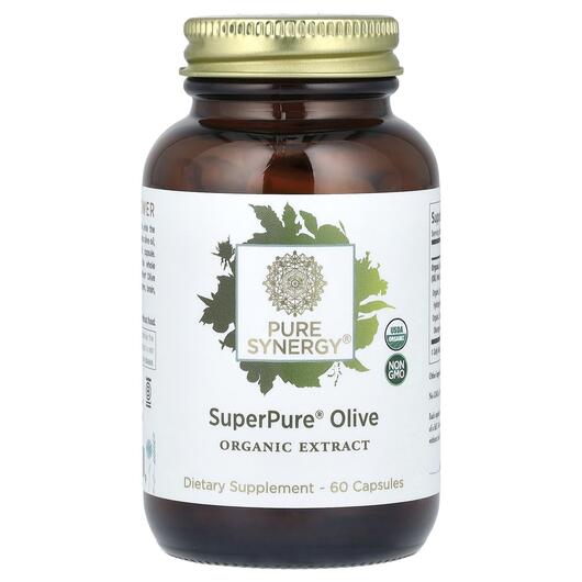 Основне фото товара Pure Synergy, SuperPure Olive, Оливкове листя, 60 капсул