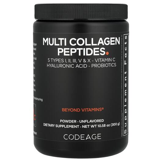 Основне фото товара Hydrolyzed Multi Collagen Peptides Powder Unflavored, Колаген, 30