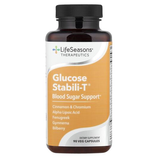 Основне фото товара Glucose Stabili-T Sugar Support, Підтримка цукру, 90 капсул