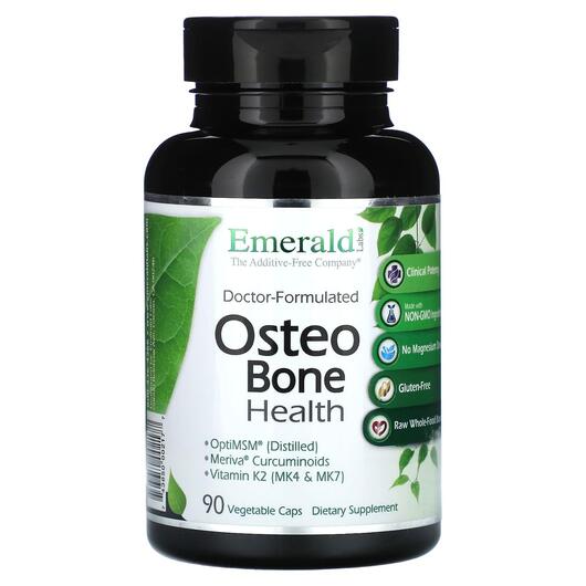 Основне фото товара Emerald, Osteo Bone Health, Зміцнення кісток, 90 капсул