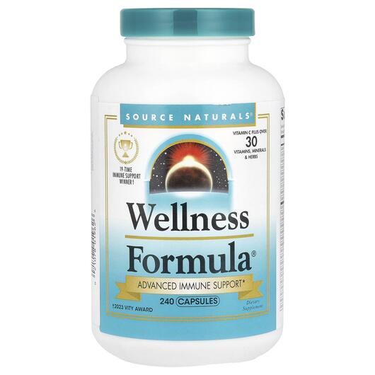 Основне фото товара Wellness Formula, Підтримка імунітету, 240 капсул