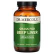 Фото товару Grass Fed Beef Liver 500 mg, Бичача печінка, 180 капсул