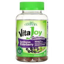 Бузина VitaJoy Gummies Sambucus Elderberry 21st