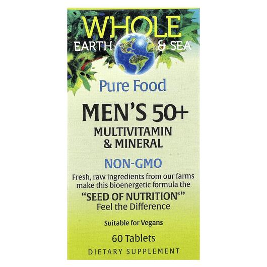 Основне фото товара Whole Earth & Sea Men's 50+, Вітаміни для чоловіків 50+,