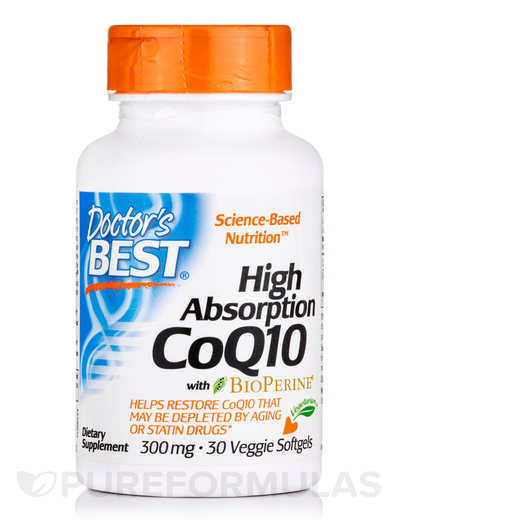 Основне фото товара High Absorption CoQ10 with BioPerine 300, Коензим CoQ10, 30 капсу