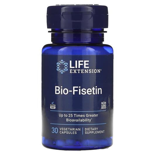 Основне фото товара Life Extension, Bio-Fisetin, Фізетин + пажитник, 30 капсул