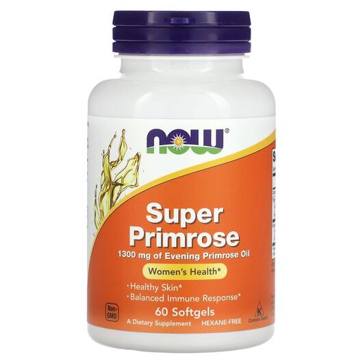 Основне фото товара Super Primrose Evening Primrose, Олія примули вечірньої, 60 капсу