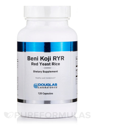 Основне фото товара Douglas Laboratories, Beni Koji RYR, Харчові дріжджі, 120 капсул