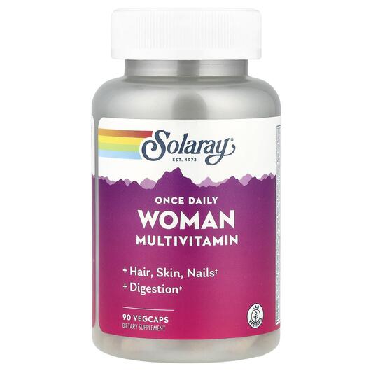 Основне фото товара Once Daily Woman Multivitamin, Мультивітаміни для жінок, 90 капсу