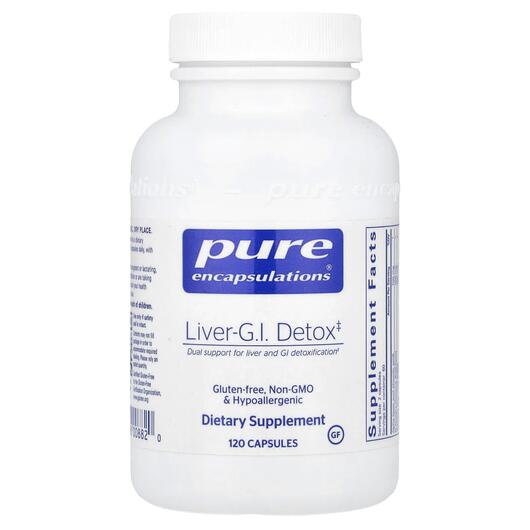 Основне фото товара Liver-G.I. Detox, Підтримка печінки, 120 капсул