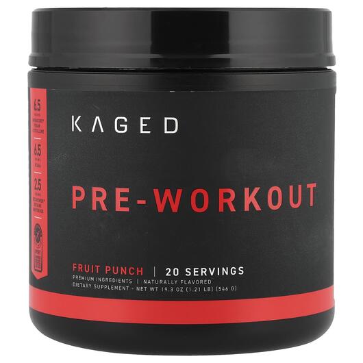 Основне фото товара PRE-KAGED Pre-Workout Fruit Punch, Передтренувальний комплекс, 59