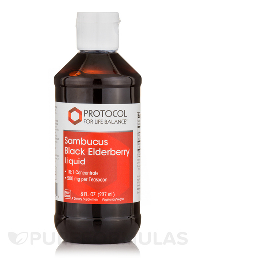Основне фото товара Sambucus Black Elderberry Liquid, Чорна Бузина, 237 мл