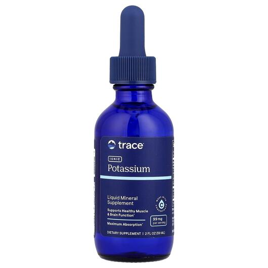 Основне фото товара Trace, Ionic Potassium 99 mg, Калій, 59 мл