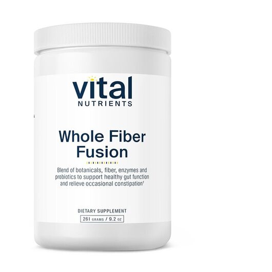 Основне фото товара Vital Nutrients, Whole Fiber Fusion Powder, Клітковина, 261 г