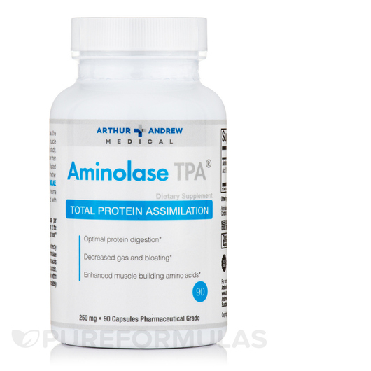 Основне фото товара Arthur Andrew Medical, Aminolase 250 mg, Амінокислоти, 90 капсул