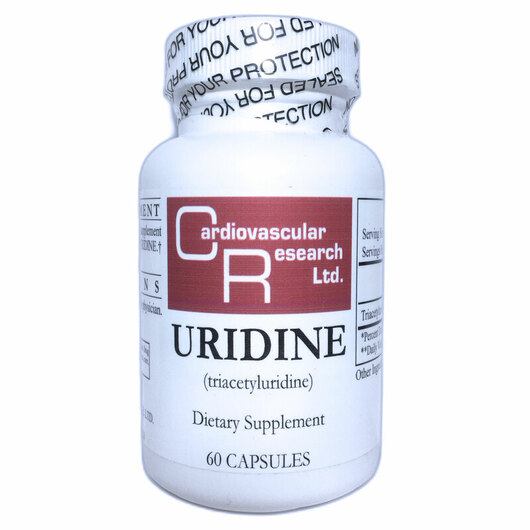 Основне фото товара Ecological Formulas, Uridine Triacetyluridine, Уридин, 60 капсул