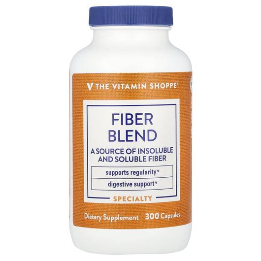 Основне фото товара TheVitaminShoppe, Fiber Blend, Клітковина, 300 капсул