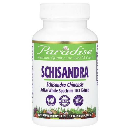 Основное фото товара Paradise Herbs, Schisandra, Schisandra 60 Vegetarian, 60 капсул