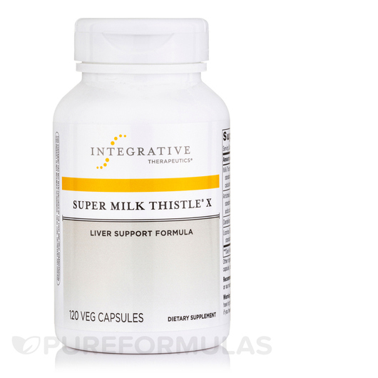 Основне фото товара Super Milk Thistle X, Розторопша, 120 капсул