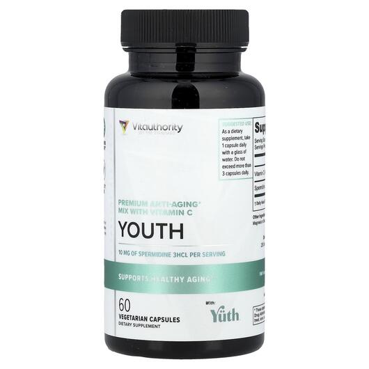 Основне фото товара Youth Premium Anti-Aging Mix with Vitamin C, Вітамін C, 60 капсул